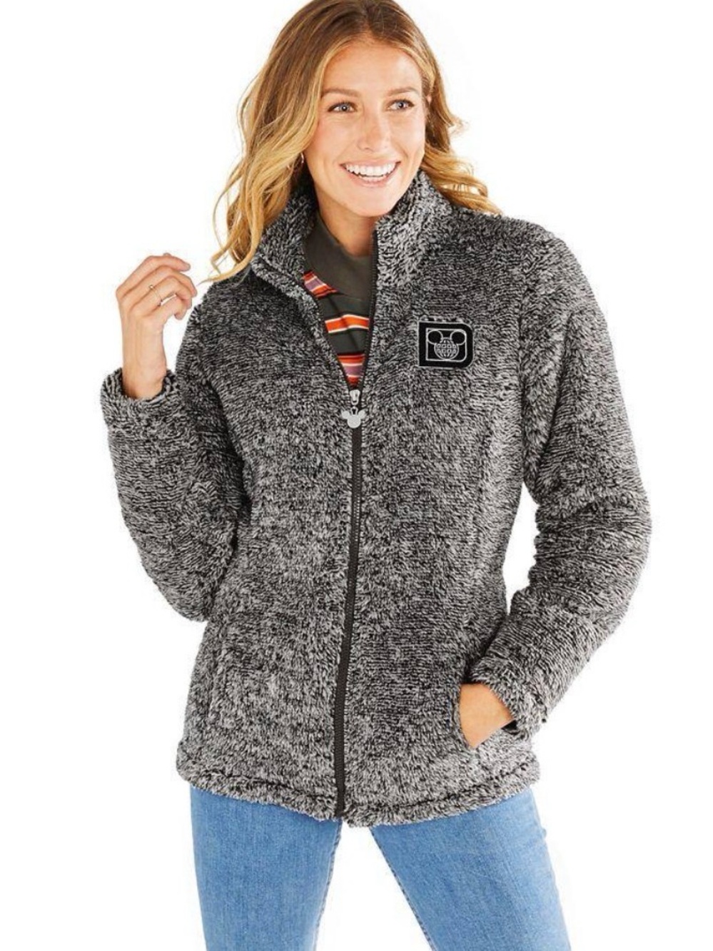Disney Full-Zip Fuzzy Jacket